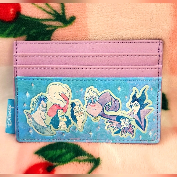 Loungefly Disney Villans Constellation Card Case - Picture 1 of 3